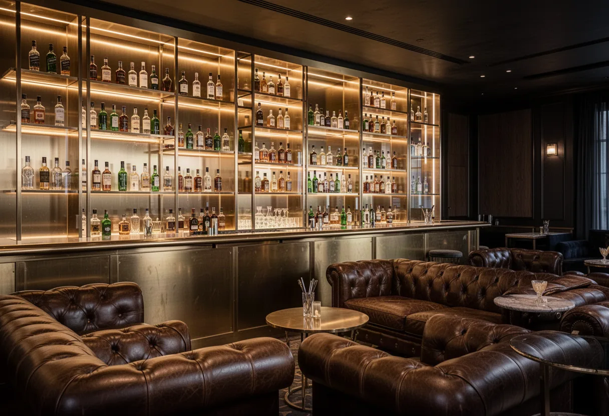 Строительство: Коктейльные бары и Lounge-пространства от DVINSCORP